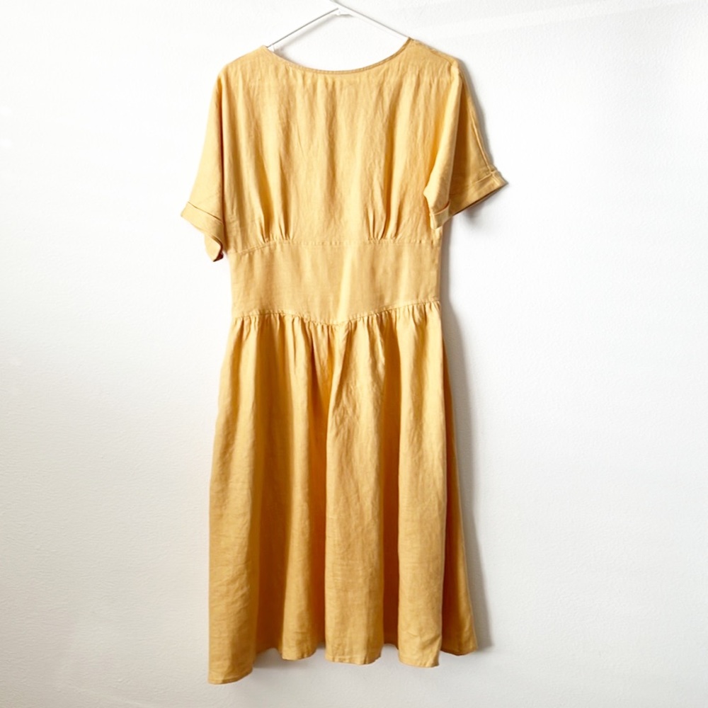 Yellow Midi Dress